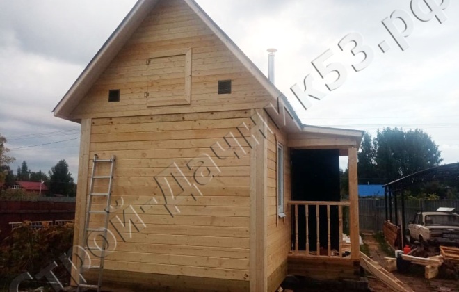 3 Брусовая баня 6×3, 18 м², Московская область, Деревня Любаново (5)